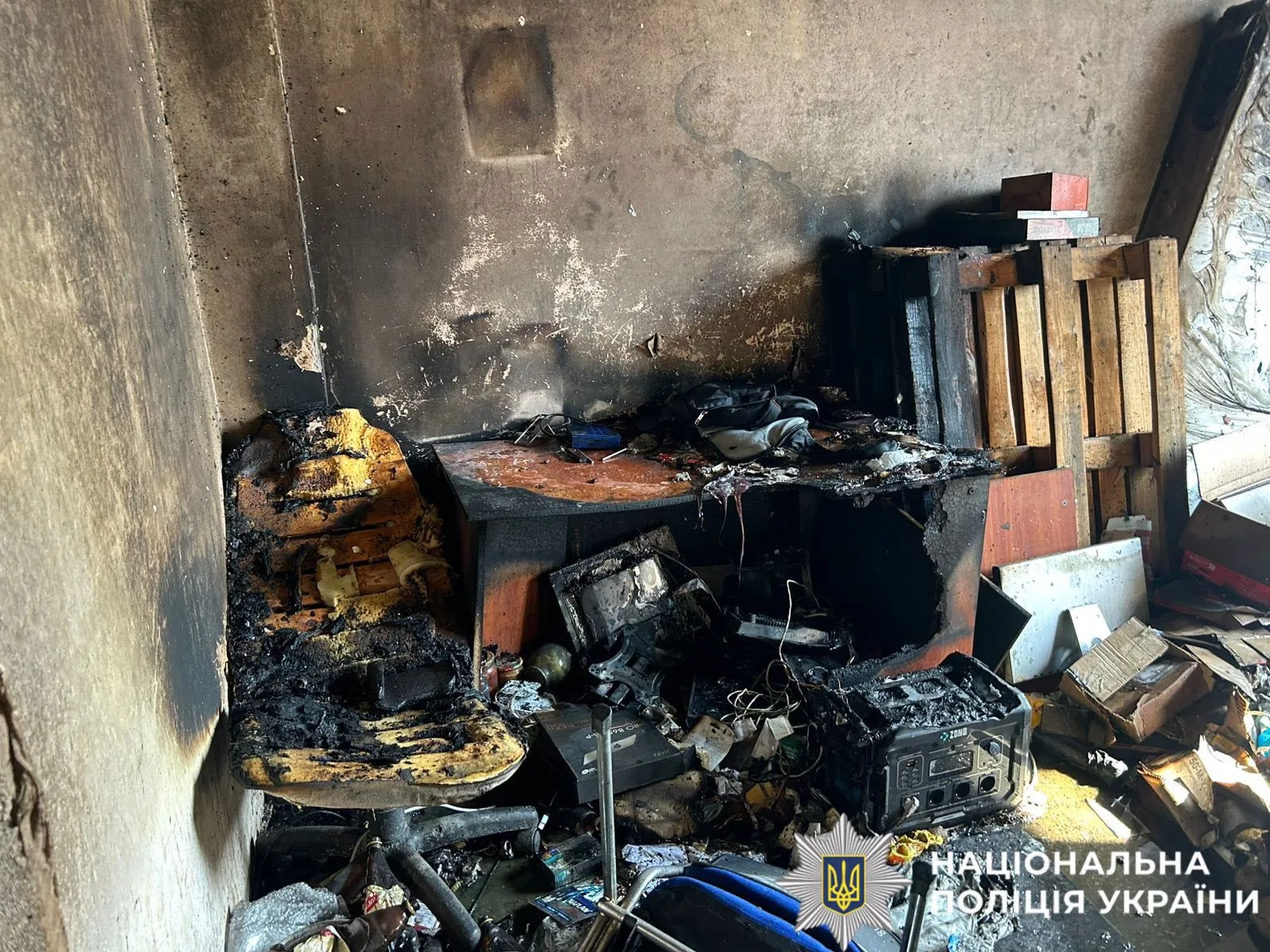 На Бучанщині через коротке замикання зарядної електростанції загинув чоловік (фото)