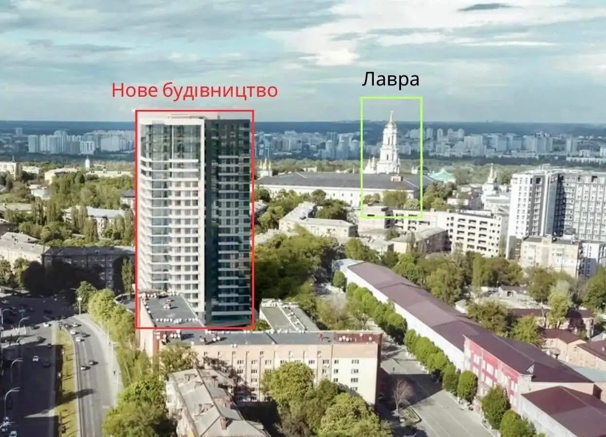 Столична влада заявила, що не погоджувала 80-метрову забудову на вул. Князів Острозьких