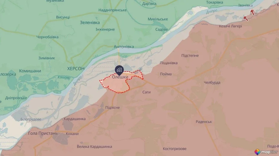 МЗС закликало ООН і Червоний Хрест врятувати мешканців в окупованих Олешках від гуманітарної катастрофи