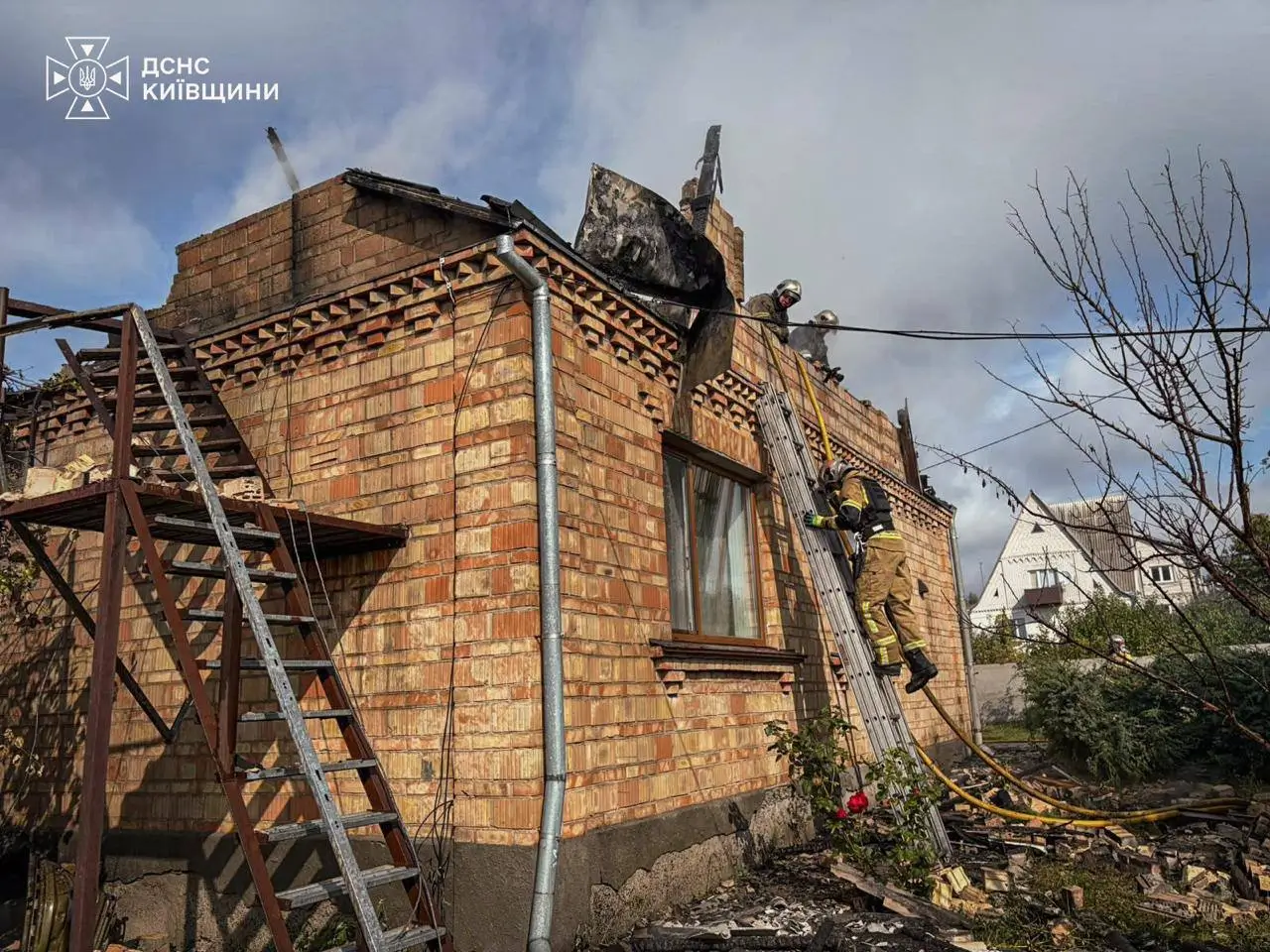 У Фастівському районі Київщини внаслідок атаки рф поранено жінку