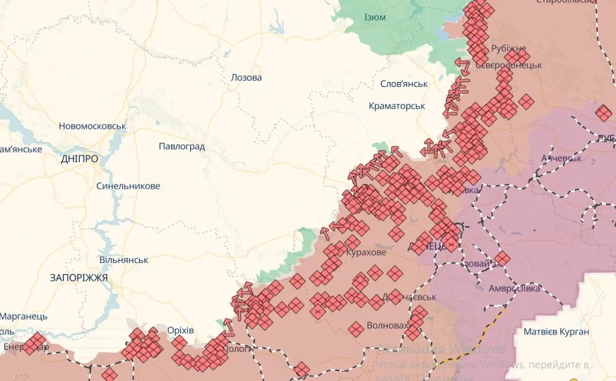 Генштаб ЗСУ зафіксував за добу 207 боєзіткнень