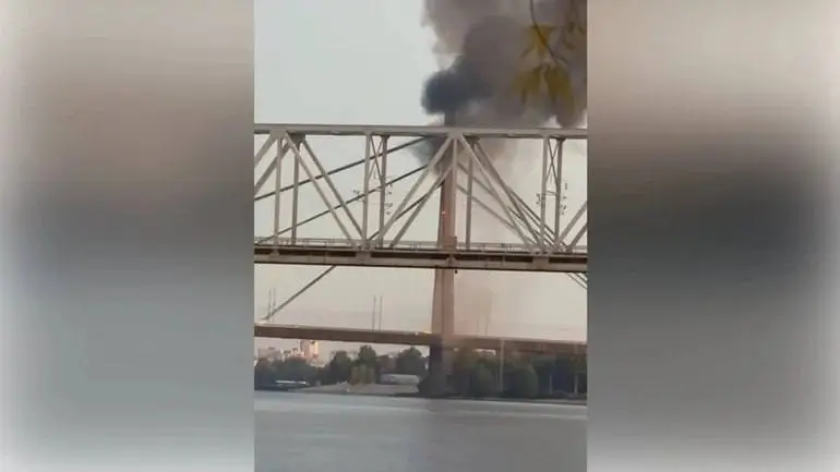 У Києві внаслідок удару рф по Північному мосту постраждали дві людини